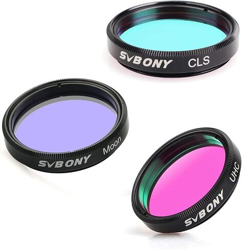 SVBONY 1.25 inches CLS Telescope Filter Bundle with 1.25" UHC Filter and 1.25 inches Planetary Filter in Kuwait
