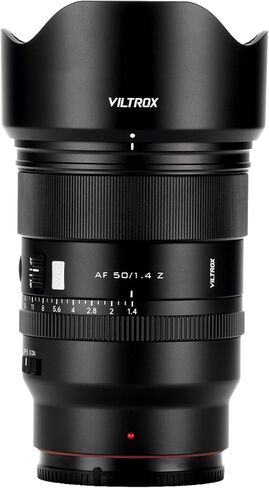 VILTROX AF 56mm F1.2 APS-C Large Aperture Portrait Z-Mount Lens for Nikon | Dual HyperVCM Motor, Compatible with Nikon Z-Mount Cameras Z50 Z6 Z7 Z5 Z30 ZFC Z8 Z9 Z6II Z7II Z50II Z5II Z6III ZF ZR Z8II in Kuwait