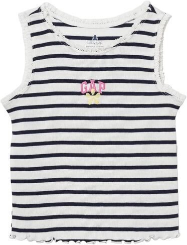 Gap Baby Girls' Logo Lace Trim Tank in Kuwait