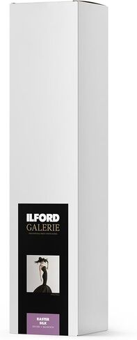 ILFORD Galerie 8.5x11" (25 Sheets) Raster Silk Textured Surface, Instant Dry Archival Photo Inkjet Paper 10.5mil / 290gsm for Dye and Pigment Ink Printers, Made in Germany in Kuwait