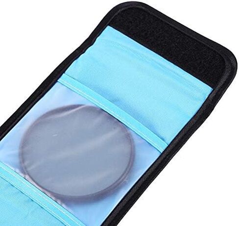 3 Slot Camera Filter Storage Bag, Weather Resistant Nylon Camera Filter Wallet, Holds Square or Round Filters up to 86mm Wide and 100mm Tall, Designed for A and P Series Filters, w in Kuwait