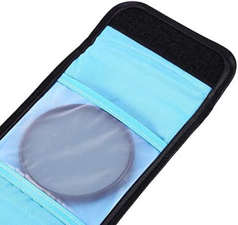 3 Slot Camera Filter Storage Bag, Weather Resistant Nylon Camera Filter Wallet, Holds Square or Round Filters up to 86mm Wide and 100mm Tall, Designed for A and P Series Filters, w in Kuwait