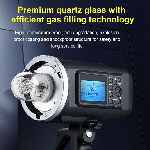 High Power 600W Power Tube Replacement for AD600 AD600BM AD600B Flash Tube for Commercial Photography in Kuwait