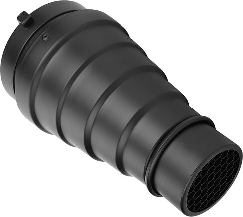 Professional Snoot Honeycomb Grid Light Beam Tube Bowens Mount Studio Strobe Flash Accessory Photography Lighting Equipment Conical Shape Light Control Tool for Studio Photo in Kuwait