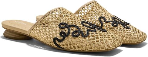 VIVAIA Maura Square-Toe Mesh Sandals for Women, Breathable Stretch-Knit Flats for Vacation in Kuwait
