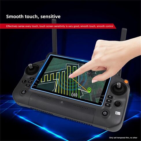 Matrice 4 RC Plus 2 Screen Protector, 2pcs HD Films for DJI Matrice 4T/4E/400 Drone RC Plus 2 Rmeote Control Accessories, 9H Hardness Tempered Glass, Scratch-proof Protection, 2.5D in Kuwait