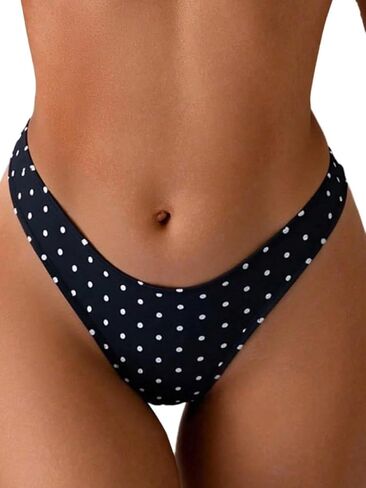 Bathing Suit Bottoms for Women Dot Swimwear Bottom Beach Party and Summer in Kuwait