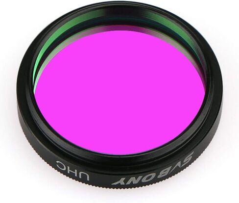 SVBONY SV133 1.25 inches Multiple 5-Position Filter Wheel, UHC & Moon Filter, CPL & 5 Color Filters Kit in Kuwait
