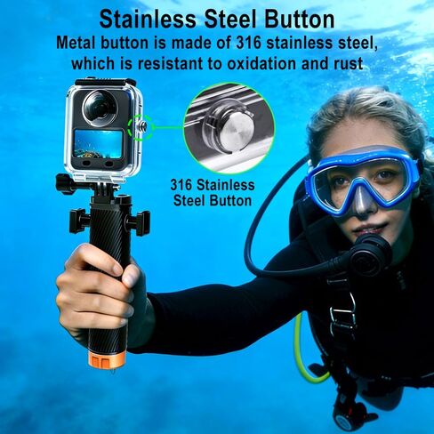 Dive Case for DJI Osmo 360 Camera | 45M/148FT Underwater Diving Housing Waterproof Case with Bracket Anti-Fog Inserts for DJI Osmo 360 Dive Accessories in Kuwait