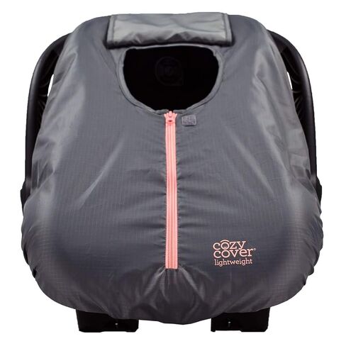 CozyBaby Combo Pack with Mesh Sun and Bug Cover and Lightweight Spring or Summer Cozy Cover with Elasticized Edge, Pink Grapefruit in Kuwait