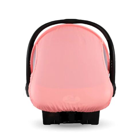 CozyBaby Combo Pack with Mesh Sun and Bug Cover and Lightweight Spring or Summer Cozy Cover with Elasticized Edge, Pink Grapefruit in Kuwait