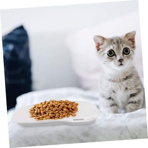 BESPORTBLE Pet Digital Scale for Puppies and Kittens Multi Use Electronic Weight Scale for Pets and Food with Precise Measurement for Newborns and Kitchen Use in Kuwait