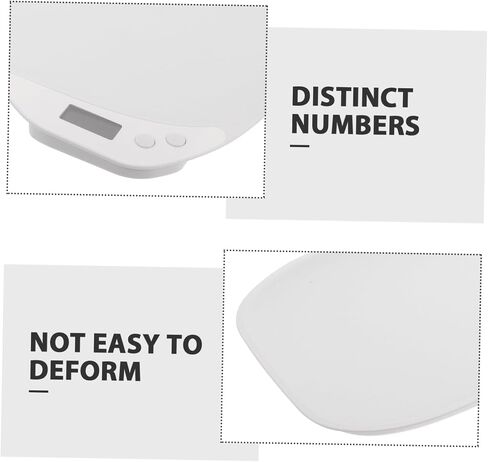 BESPORTBLE Pet Digital Scale for Puppies and Kittens Multi Use Electronic Weight Scale for Pets and Food with Precise Measurement for Newborns and Kitchen Use in Kuwait