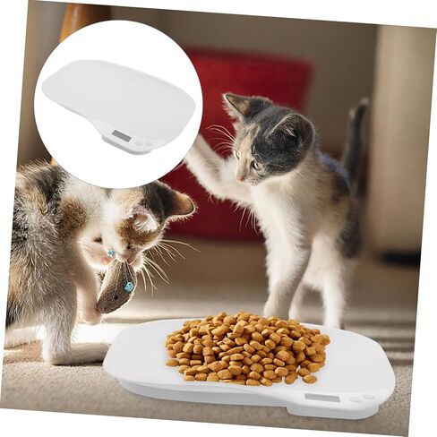 Totority Digital Pet Weight Scale with LED Display Capacity Electronic Scale for Puppies Cats Rabbits and Lightweight Portable Accurate Measuring Device in Kuwait
