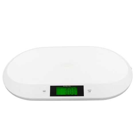 FTVOGUE Digital Baby Scale, Accurate Multifunctional Weight Monitor with Hold Tare LCD Height Measure for Newborn Toddlers Home Plastic 55 x 32 x 3.5cm 1 Pack in Kuwait