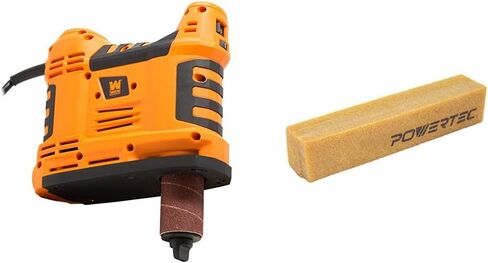 WEN HA5932 5-Amp Variable Speed Portable Oscillating Spindle Sander & POWERTEC 71002V Abrasive Cleaning Stick for Sanding Belts & Discs | Natural Rubber Eraser in Kuwait