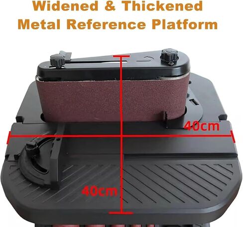 Electric Oscillating Spindle and Belt Sander, 450W Woodworking Tool with Sanding Sleeves and Tilting Table for Grinding Curves and Contours in Kuwait