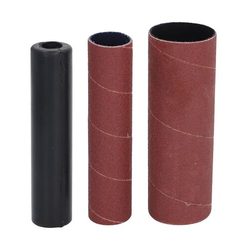 Fafeicy Spindle Sander Adapter, 1.5in Drill Press Sanding Drum with 120 Grit Sandpaper Sleeves, for Power Drill Woodworking and Material Removal in Kuwait