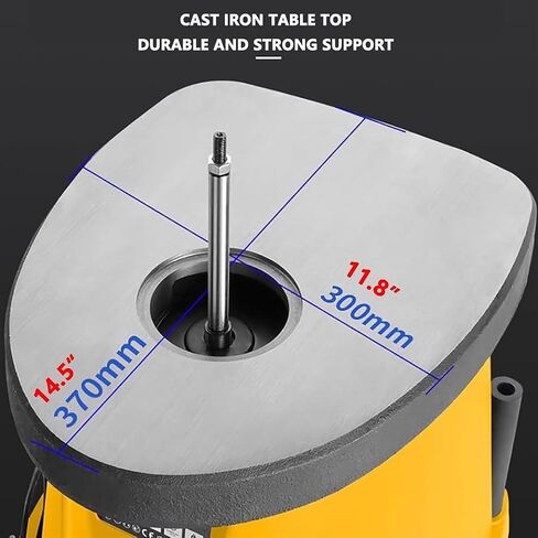 Electric Oscillating Spindle Sander, Desktop Sanding Machine with Sanding Sleeves and Sandpaper, for Woodworking in Kuwait
