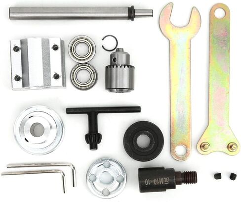 Fafeicy JTO Unpowered Spindle Assembly with M10 Chuck Key for Woodworking Cutting Tasks, Chucks with 3-4mm Clamping Range for DIY Enthusiasts in Kuwait