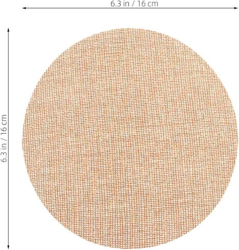 Homoyoyo 2 Pcs Round Lamp Shade Diffuser 6.29 in Ceiling Light Cover Anti-Glare Eye Protection Lampshade Fabric for Chandelier Table Lamp Desk Diy Lighting Accessories in Saudi Arabia
