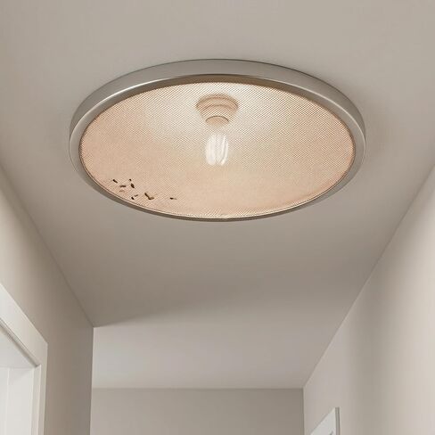 Homoyoyo 2Pcs Round Cloth Ceiling Lampshade Diffuser Cover 6.29In Light Shade Fabric Lamp Shade for Ceiling Soft Light Protection and Glare Reduction for Living Room Nursery in Saudi Arabia
