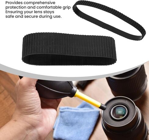 Keenso Camera Lens Rubber Grip, Fit for 24-105mm F4 Art Antislip Lens Zoom Grip Focus Rubber Ring Replacement for 24-105mm F4 Art Photography Outdoor Travel Sports in Kuwait
