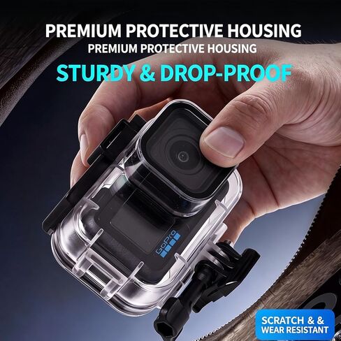Waterproof Case for GoPro Mission 1 Pro/1,Dive Case Protective Shell Action Camera Accessories Diving Photography for GoPro Mission 1/Pro in Kuwait