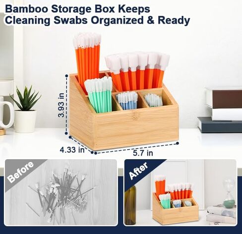 250 Pcs Foam Cleaning Swab Kit 5 Types Lint-Free Foam Swab Sticks with Storage Box Micro Cleaning Sponge Tip Swabs for Electronics Printer Cameras Optical Lenses Equipment Gun Automotive Detailing in Kuwait