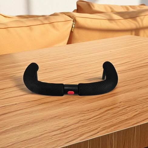 Lurrose Universal Stroller Guardrail Armrest Sponge Bar with Soft Comfortable Polyester Cover, Easy Installation Stroller Handlebar Crossbar Accessory for Travel Gear and Pram Protection in Kuwait