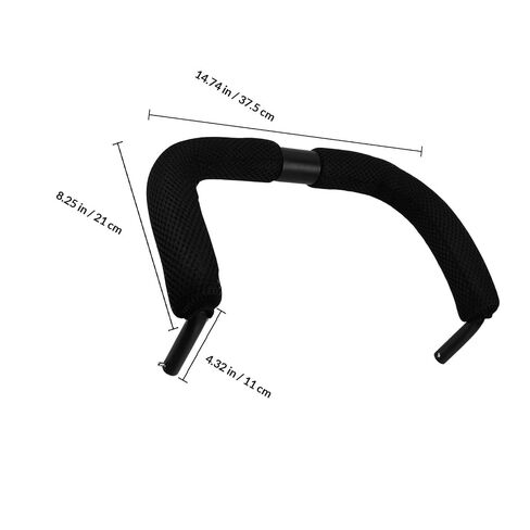 TEHAUX Universal Padded Stroller Safety Bar with Sponge and Polyester Material, Stroller Handlebar Protector for Enhanced Safety and Comfortable Grip, Replacement Crossbar Accessory in Kuwait