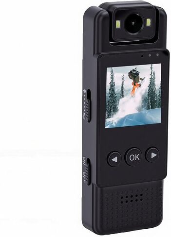 Dpofirs Body Wearable Camera, 4K HD Video Recording Camcorder with Motion Detection, for Vloggers Sports Travel and Everyday Recording (128GB) in Kuwait