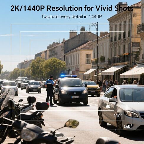 BOBLOV D7 2K Body Camera,128GB GPS 2 * 1950mAh Batteries with Charging Dock W4 4K Mini Body Camwith 360°Rotatable Clip & Magnetic Clip, 96 Minutes for Recording in Kuwait