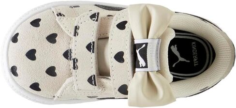 PUMA Toddler Girls Suede Classic Lf Re-Bow Slip On Sneakers Shoes Casual - Off White in Kuwait