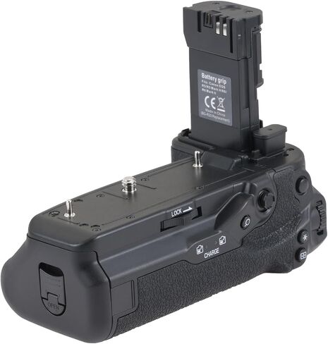 Replacement BG-R20 Vertical Battery Grip for Canon EOS R5II R5 R5C R6 R6II R6III DSLR Camera,Holds Up tp Two LP-E6 LP-E6NH LP-E6N Batteries for Extended Shooting,Built-in Battery Cover Holder in Kuwait