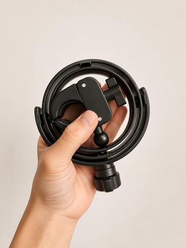 Luggage Travel Coffee Cup Holder Attachment for Suitcase Coffee Cup Gimbal for Stroller Traveler Carry on Hands Free Accessory- Gifts for Flight Attendants Travelers Accessories- Black in Kuwait