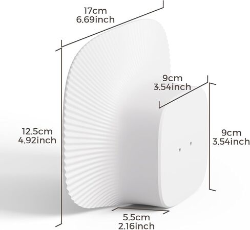 Eufy Rain Cover Sun & Rain Shield Cover Compatible with Eufy SoloCam S340, Anti-UV Heavy Duty ABS Weatherproof Protector Case for Solar Wireless Security Camera (Cover Only, No Camera) (White) in Kuwait