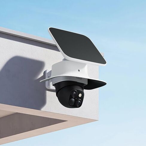Eufy Rain Cover Sun & Rain Shield Cover Compatible with Eufy SoloCam S340, Anti-UV Heavy Duty ABS Weatherproof Protector Case for Solar Wireless Security Camera (Cover Only, No Camera) (White) in Kuwait