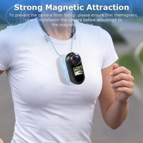 2K Mini Thumb Action Camera, Body Camera with Audio and Video Recording, with WiFi & Dual Display, Portable Wearable Video Recorder POV Cam for Sports Travel Vlogging Skiing Hiking Cycling in Kuwait