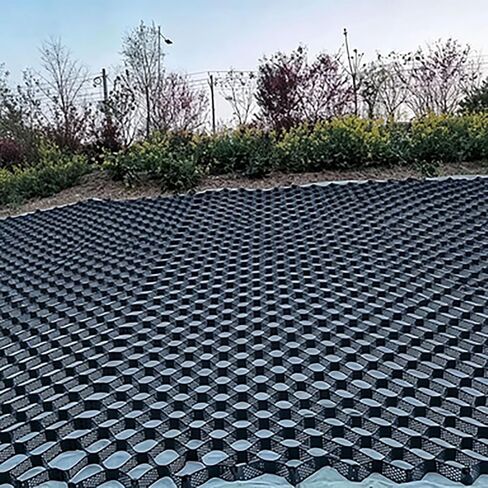 Gravel Stabilizer Driveway, Available in Sizes from 1meter to Over 10meters, Stretchable, Easy to Install, Suitable for driveways, Parking, Sidewalks and ramps,H5cm-2in-1x9m(3.3X30ft) in Kuwait