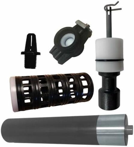 Fleck 2510 Air Injection Rebuild Service Kit with piston 60090, seals and spacers, 60121, air check coupler 19228-02, air draw check valve 62116, stuffer tool 11098, genuine Fleck parts in Kuwait