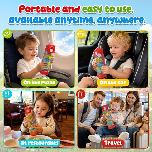 Farm Egg Drop Montessori Toys for 3 4 5 6 Year Old Boys Girls, Toddler Fine Motor Activity Toy with 5 Activity Centers, Cause and Effect Learning, Quiet Sensory Travel Toy Christmas Birthday Gifts in Kuwait