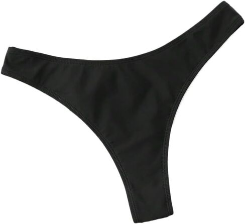 Womens Summer Beach Solid High Cut Bikini Bottom in Kuwait