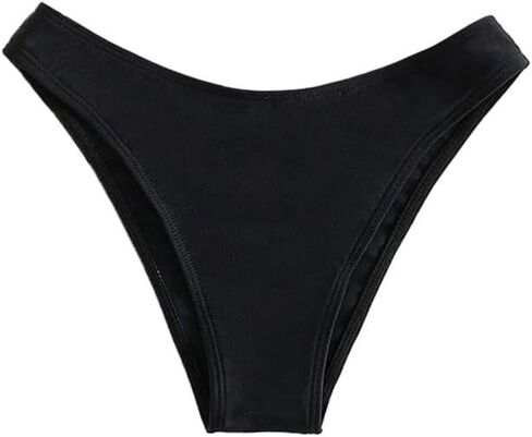 Womens Summer Beach Ribbed Knit Bikini Bottom in Kuwait