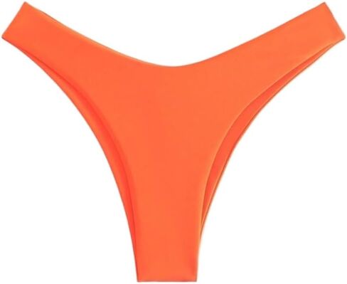 Womens Summer Beach Solid High Cut Bikini Bottom, Bathing Suit in Kuwait