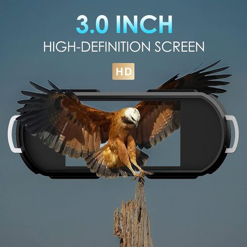 Night Vision Goggles-Digital Night Vision Binoculars with 8X Zoom & 32GB Card, 4000mAh Rechargeable IR Night Vision for Complete Darkness, Camping Gear, Gifts for Men in Kuwait