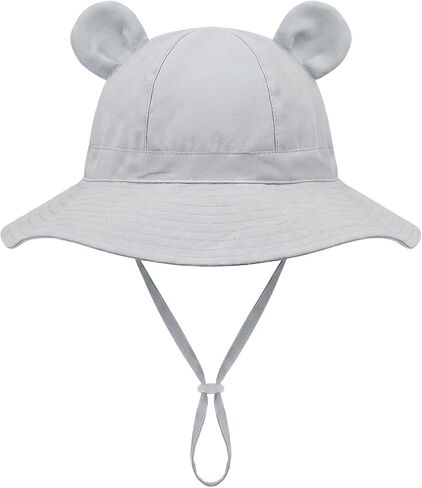 Toddler Sun Hat 0-6-36 Months Baby Bucket Hat 3-8Y Girls Boys Kids Sun Hat Infant Newborn Sun Hat in Kuwait