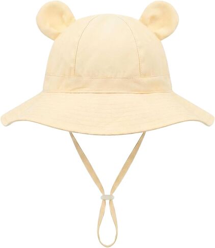 Toddler Sun Hat 0-6-36 Months Baby Bucket Hat 3-8Y Girls Boys Kids Sun Hat Infant Newborn Sun Hat in Kuwait