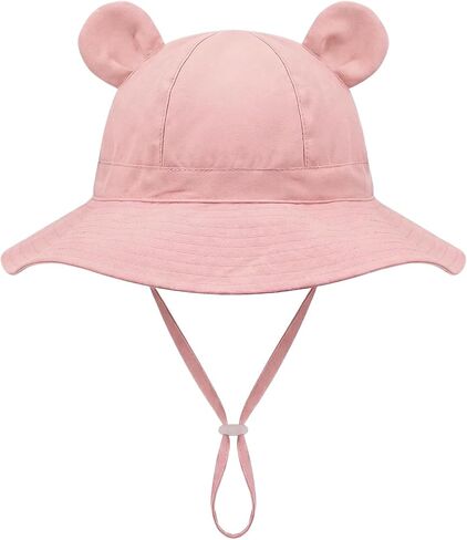 Toddler Sun Hat 0-6-36 Months Baby Bucket Hat 3-8Y Girls Boys Kids Sun Hat Infant Newborn Sun Hat in Kuwait
