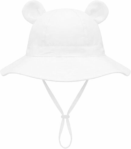 Toddler Sun Hat 0-6-36 Months Baby Bucket Hat 3-8Y Girls Boys Kids Sun Hat Infant Newborn Sun Hat in Kuwait